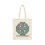 JERUSALEM CROSS WITH FLOWER OF JERUSALEM TOTE BAG