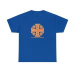 JERUSALEM CROSS WITH JERUSALEM FLOWER T SHIRT