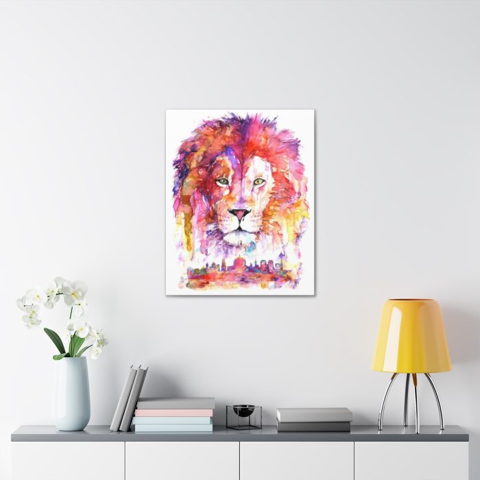 LION OF JUDAH BY NOU.R ART Canvas
