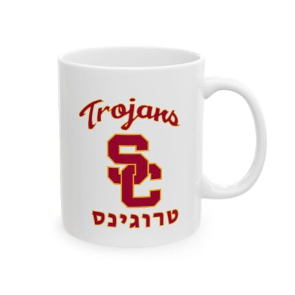 USC TROJANS Hebrew Ceramic Mug